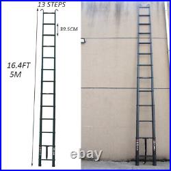 10.5-20.3Ft Telescopic Extension Ladder Aluminum Multi Purpose Folding Non-Slip