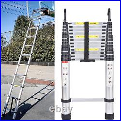 16.5FT Aluminum Folding Multi Purpose Telescopic Extension Ladder Heavy Duty