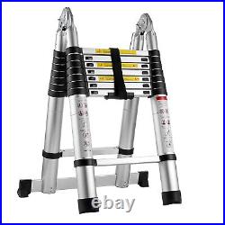 16.5FT Heavy Duty Multi-Purpose Aluminium Telescopic Ladder Extendable A-Frame