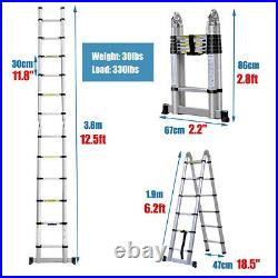 2.6-6M Portable Heavy Duty Multi-Purpose Aluminium Telescopic Extendable Ladder