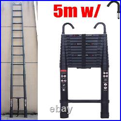 2.6M-6.2M Telescopic Extension Ladder Aluminum Multi Purpose Folding Non-Slip US