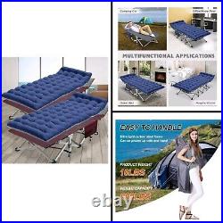 2 Unit 28x75 Multi-Purpose Portable Folding Bed Cot with 3 Inch Mattress