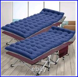 2 Unit 28x75 Multi-Purpose Portable Folding Bed Cot with 3 Inch Mattress