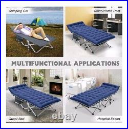 2 Unit 28x75 Multi-Purpose Portable Folding Bed Cot with 3 Inch Mattress