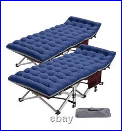 2 Unit 28x75 Multi-Purpose Portable Folding Bed Cot with 3 Inch Mattress