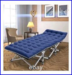 2 Unit 28x75 Multi-Purpose Portable Folding Bed Cot with 3 Inch Mattress