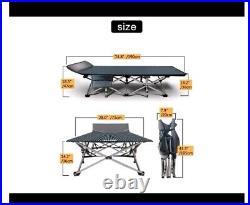 2 Unit 28x75 Multi-Purpose Portable Folding Bed Cot with 3 Inch Mattress