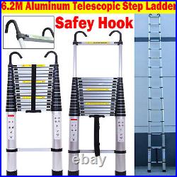 20.3FT Portable Heavy Duty Multi-Purpose Aluminium Telescopic Ladder Extendable