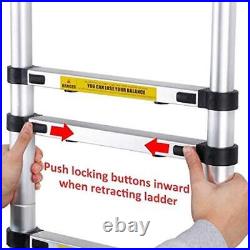 20.3FT Portable Heavy Duty Multi-Purpose Aluminium Telescopic Ladder Extendable