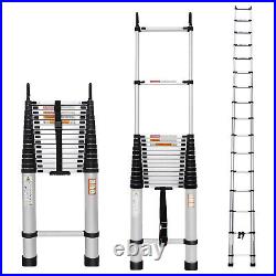 2024 Multi Purpose Aluminum Telescopic Ladder Folding Extension Step Non-Slip US