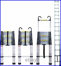 20ft Folding Ladder Multi-Purpose Extension Telescopic Ladder for Home DIY Loft
