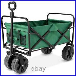 3.3 cu. Ft. Folding Multi-Purpose Outdoor Fabric Garden Cart