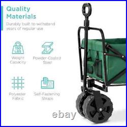 3.3 cu. Ft. Folding Multi-Purpose Outdoor Fabric Garden Cart