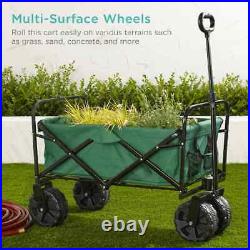 3.3 cu. Ft. Folding Multi-Purpose Outdoor Fabric Garden Cart