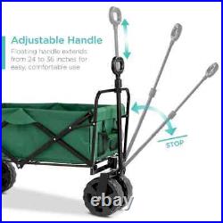 3.3 cu. Ft. Folding Multi-Purpose Outdoor Fabric Garden Cart