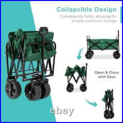 3.3 cu. Ft. Folding Multi-Purpose Outdoor Fabric Garden Cart