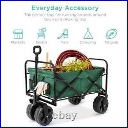 3.3 cu. Ft. Folding Multi-Purpose Outdoor Fabric Garden Cart