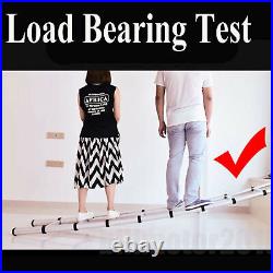 3.8m Aluminium Ladder Telescopic Heavy Duty Multi-Purpose Folding Extendable