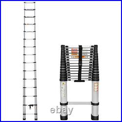 4m Aluminum Folding Ladders Multi Purpose Telescopic Extension Ladder Heavy Duty
