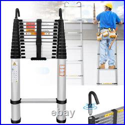 5m Telescopic Ladder Extendable Multi-Purpose Aluminum Folding Steps Frame NEW