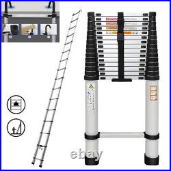 6.2 M Aluminium Folding Telescopic Ladder Step Ladder Multi-Purpose Extendable