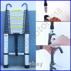 6.2 M Aluminium Folding Telescopic Ladder Step Ladder Multi-Purpose Extendable