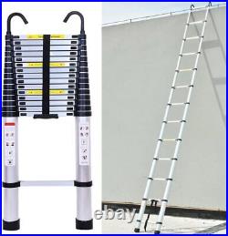 6.2M Heavy Duty Multi-Purpose Alu Telescopic Folding Ladder Extendable with 2 Hook