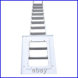 9.8 ft Telescopic Extension Ladder Al-Mg alloy Multi Purpose Folding Non-Slip 3m