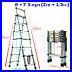 A-Frame Aluminum Extension Ladder Portable Multi-Purpose Folding Step Ladder