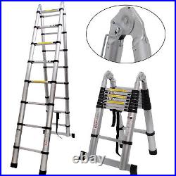 Aluminium Ladders Telescoping Multi-Purpose Extension Folding Step Ladder