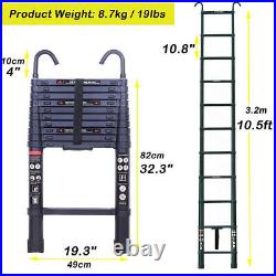 Aluminum Folding Ladders Multi Purpose Telescopic Extension Ladder Heavy Duty