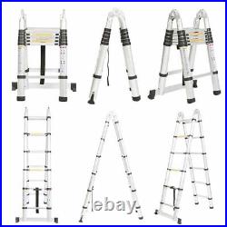 Aluminum Folding Ladders Multi Purpose Telescopic Extension Ladder Heavy Duty