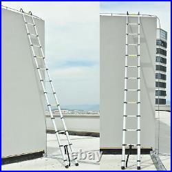 Aluminum Folding Multi Purpose Telescopic Extension Ladder Heavy Duty 8.5-20.7FT