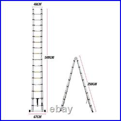 Aluminum / Steel Folding Multi Purpose Telescopic Extension Ladder Heavy Duty US