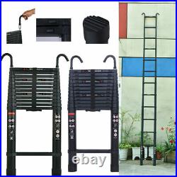 EN131 3.2-6.2M Telescopic Extension Aluminum Step Ladder Folding Multi Purpose