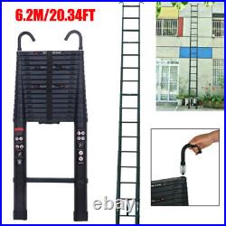 Foldable Step Ladder 6.2M Multi-Purpose Alu Telescopic Extendable Step Ladders