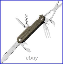 MKM-Maniago Knife Makers Campo 7 Multipurpose Folding Pocket Knife CP07MAGGC