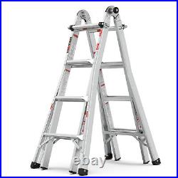 Multi Purpose Aluminum Telescopic Ladder Folding Extension Step