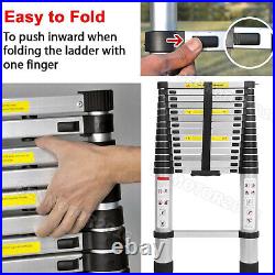 Multi-Purpose Aluminum Telescopic Ladder Heavy Duty Folding Extension Household