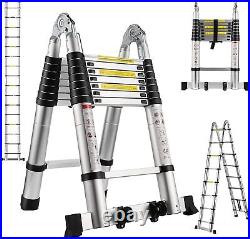 Multi Purpose Aluminum Telescopic Ladder Heavy Duty Folding Extension Ladder