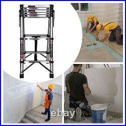 Multi Purpose Aluminum Telescopic Ladder Heavy Duty Folding Extension Step