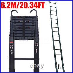 Multi Purpose Aluminum Telescopic Step Ladder Heavy Duty Folding Extension 6.2M
