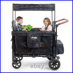 Multi-Purpose Stroller Wagon for 2 Kids, Folding Baby Strollers Wagons withCanopy