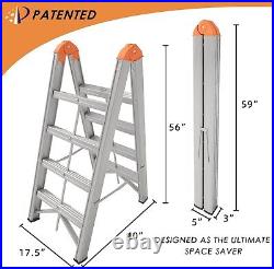Portable Heavy Duty Multi-Purpose Aluminium Foldable Ladder 4-Step