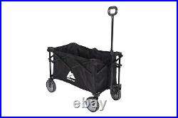 Trail Multi-Purpose Big Bucket Cart, Black Wagon